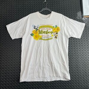 Vintage 70's Disney Mickey Unlimited Single Stitch Sunflower Rare Graphic TShirt